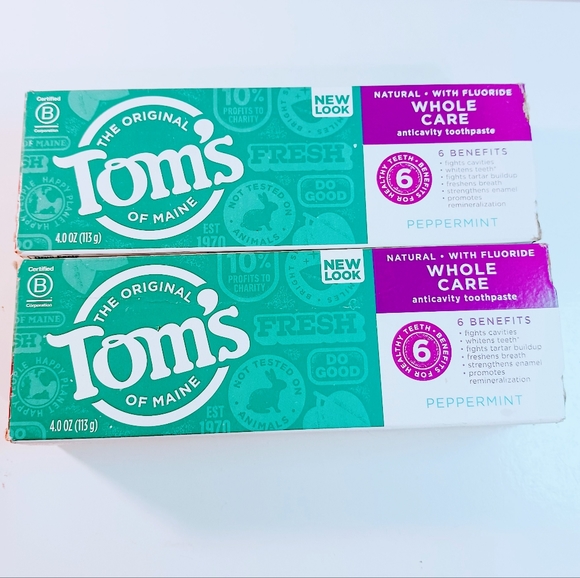 Tom's Toothpaste peppermint Natural with fluoride - Picture 3 of 4